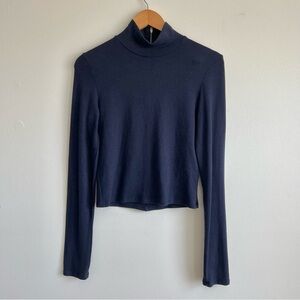 Alice + Olivia Mock-neck Long Sleeve Top